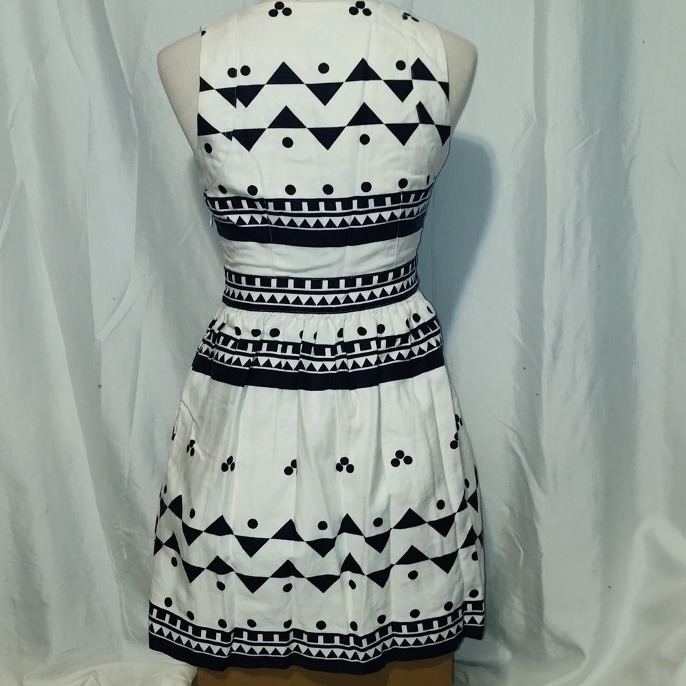 J.Crew Roller Girl Dress Geometric Shape Design Size 2 - Picture 4 of 11